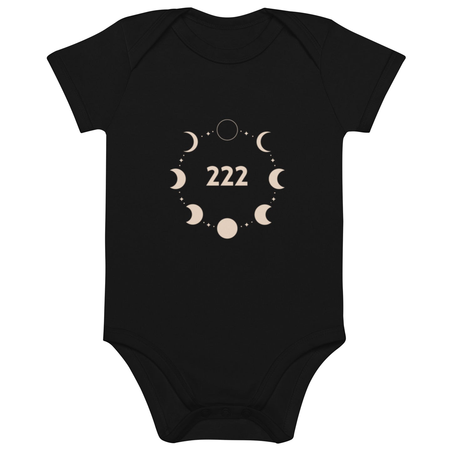 222 Moon Cycle Cotton Baby Bodysuit