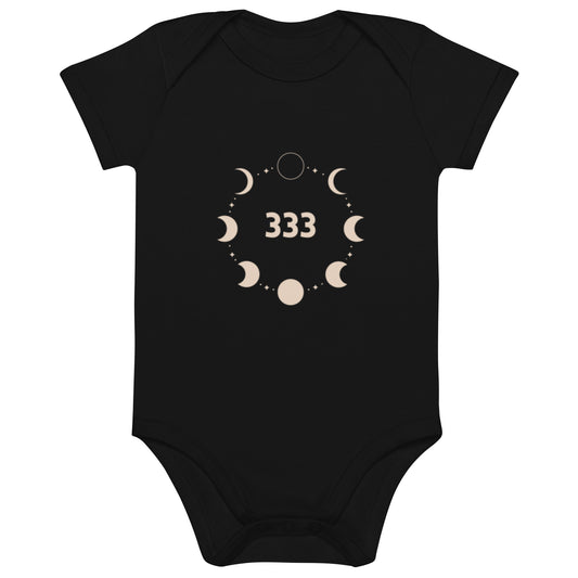 333 Moon Cycle Organic cotton baby bodysuit